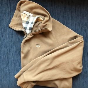 {Burberry} Quarter ZIP Pullover Sweater